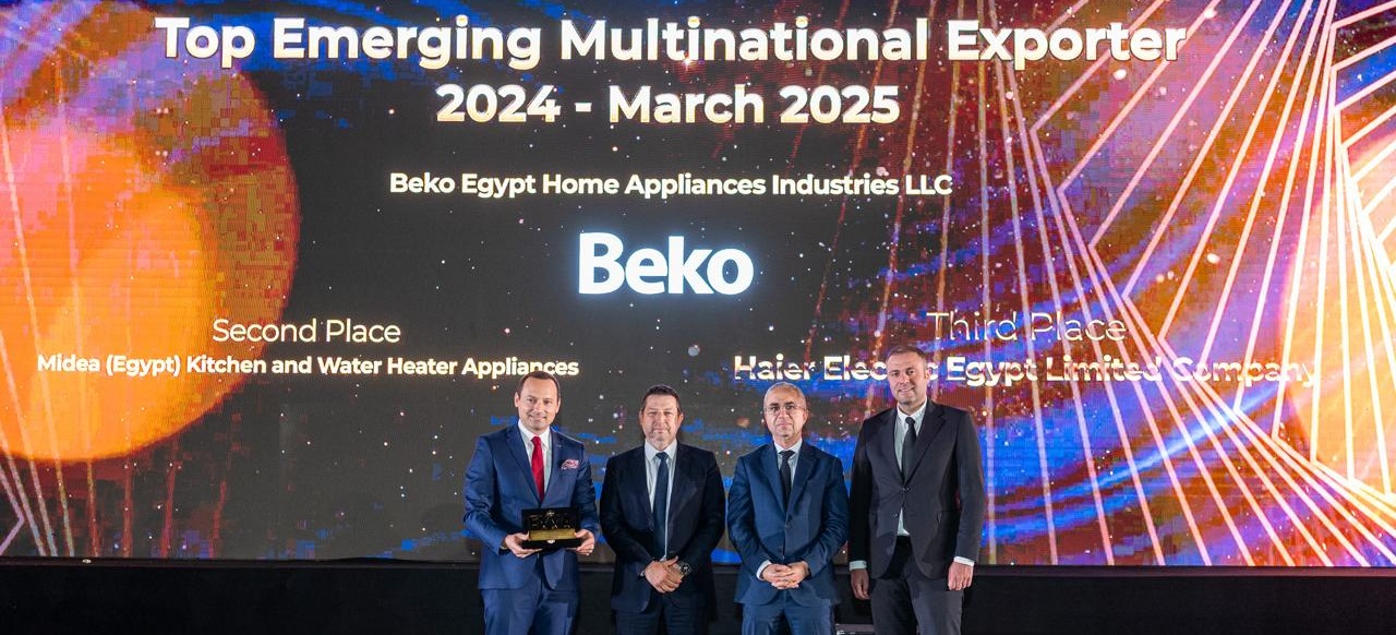 Beko Egypt awarded Top Global Exporter with Breakthrough Growth at EXXA 2025

